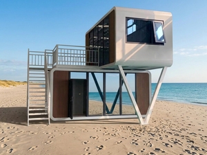Cabaña Prefabricada Independiente Tipo Apple, <span class=keywords><strong>Chalet</strong></span> Móvil con Cocina y Baño Completos, Habitación Cápsula Tipo Apple para Estancias Vacacionales - Product Image 2
