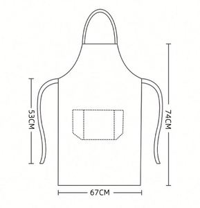 Tabliers de cuisine et de restaurant unisexes en gros pour femmes, tablier châle imperméable pour la coiffure et les salons de beauté - Product Image 2