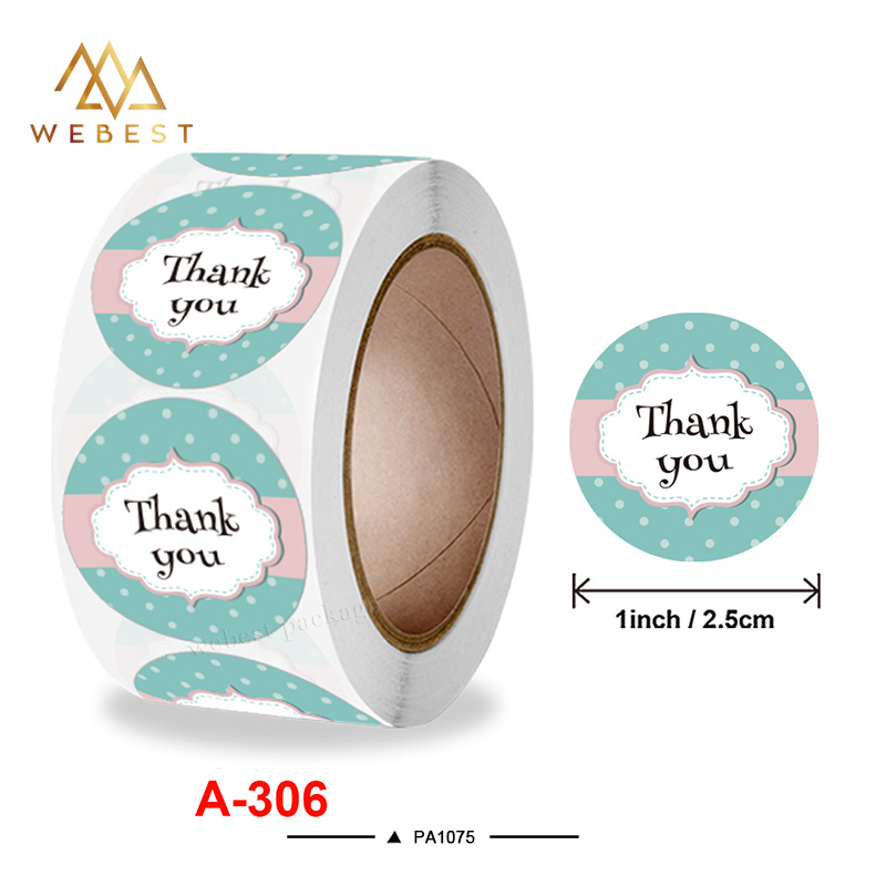 Webest Decorative Stickers Custom Sticker logo Printing Custom Stickers for Business