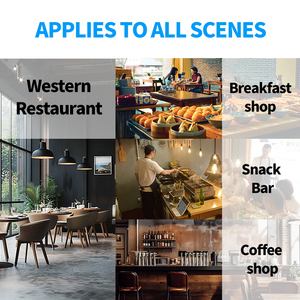 Thiết bị nhà bếp Thương mại Nhà sản xuất bánh quế cỡ Hamburger chế tạo hiệu quả bánh quế hình bánh cho chuỗi thức ăn nhanh Burger - Product Image 4