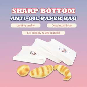 Sacs en papier kraft translucides de haute qualité, résistants à l'huile et au gras, pour emballage de biscuits et produits de boulangerie, pour restaurants - Product Image 3