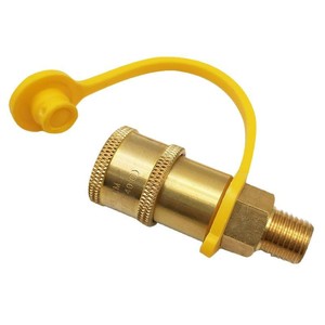 Raccord rapide en laiton 1/4 NPT mâle avec poignée pour machine de nettoyage au gaz - Product Image 5