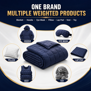 Factory Custom 15lbs Heavy Weighted <strong>Blanket</strong> Good <strong>Sleeping</strong> Kids Adult Weight <strong>Blanket</strong> with Non-toxic Glass Beads - Product Image 6
