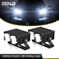 Luz LED para Parrilla de Coche Senlo P2 Plus 140W de Doble Color, Luz Antiniebla, Luz de Conducción, Luz de Trabajo para Coche, Mini Foco LED para Vehículo