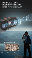Jumelles de vision nocturne 3D VR WIEJIA de nouvelle génération, zoom numérique 4K HD, lunettes infrarouges montées sur casque, interface TYPE-C, 7 vitesses