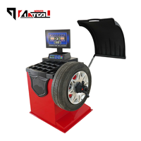 Machine d'équilibrage de pneus AnTool, machine d'équilibrage automatique des roues de voiture, équilibreuse de pneus avec écran LCD pour la réparation