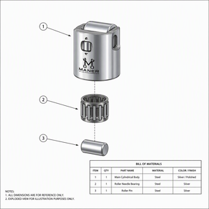 Conjunto de Rodillos de la Bomba de Inyección de Combustible MANER 06L109311 06H109311B para VW Audi EA888 Gen2 Gen3 1.8T 2.0T con 18 Meses de Garantía - Product Image 4