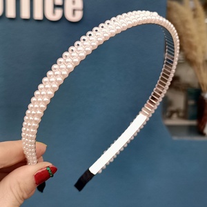 Accesorios para el cabello con nudo trenzado para mujer, bandana de cristal de metal para novia, diamantes de imitación, diadema con cuentas de perlas para mujer 2023 - Product Image 5