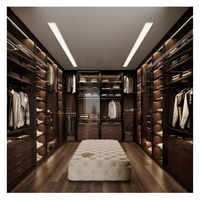 CBMMART Dressing sur mesure moderne blanc pour chambre et villa