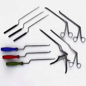 Conjunto de instrumentos lumbares MIS básicos Conjunto de cirugía de columna Color titanio negro - Product Image 1