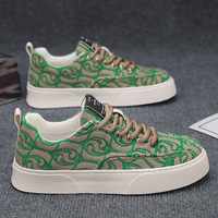 Nouvelles chaussures de sport classiques d'été pour hommes, à semelle épaisse, lumineuses, pour loisirs et sports, tendance printemps/été pour jeunes - Mocassins polyvalents et respirants