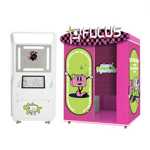 JLJ ขายส่ง<span class=keywords><strong>ราคา</strong></span>สติกเกอร์บูธภาพถ่ายอาเขต/ห้างสรรพสินค้า/ถนนกล้องเครื่องหยอดเหรียญห้องถ่ายภาพเซลฟี่พร้อมการพิมพ์ - Product Image 1