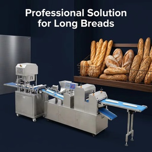 Ligne de production de pain multifonctionnelle à trois rouleaux <span class=keywords><strong>pour</strong></span> la fabrication de pains à burger, de toasts et de baguettes, solution industrielle <span class=keywords><strong>pour</strong></span> boulangerie - Product Image 1