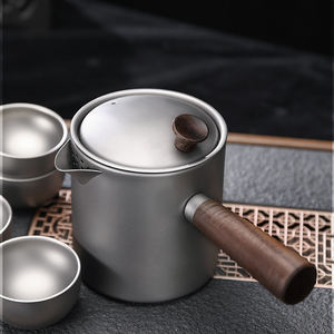 Théière en titane 580 ml, tasse à thé multifonctionnelle, théière, tasse à thé pour filtre à thé, tasse à thé pour le camping, ensemble de tasses à thé pour la maison - Product Image 2