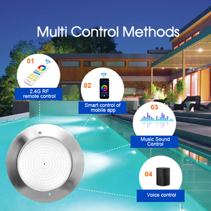 35W Rgbw Wifi Control 10Mm Slim Flat 316Ss Led Underwater Light Wall Mounted Piscina Swimming Pool Lamp - Product Image 3