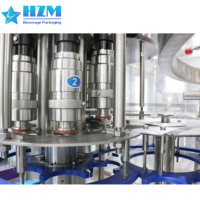 Máquina Automática para Llenado de Bebidas Carbonatadas, Máquina Embotelladora de Refrescos y Agua Carbonatada 3 en 1