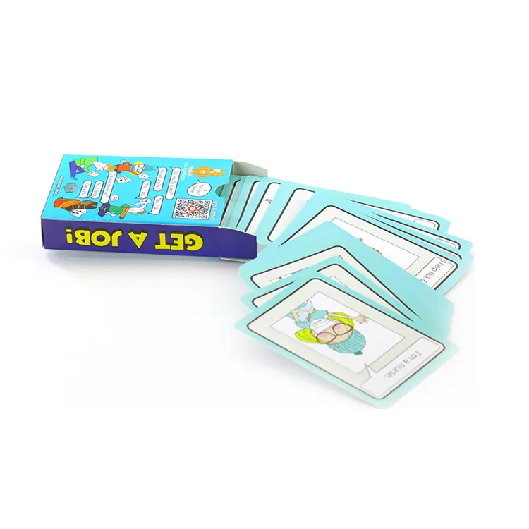 Maç oyun kartları yapımcısı yetişkinler için özelleştirmek kutusu ile özel eğitim kartı oyunu