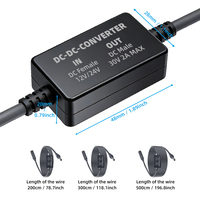 Câble convertisseur DC élévateur 12V 24V vers 30V 2A pour adaptateur d'alimentation Starlink Mini pour voiture et camping