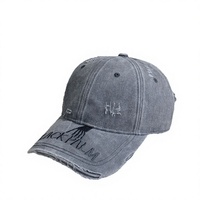 Casquette de baseball délavée et vieillie, ajustable, style Dad Hat, avec logo brodé, décontractée, protection solaire unisexe