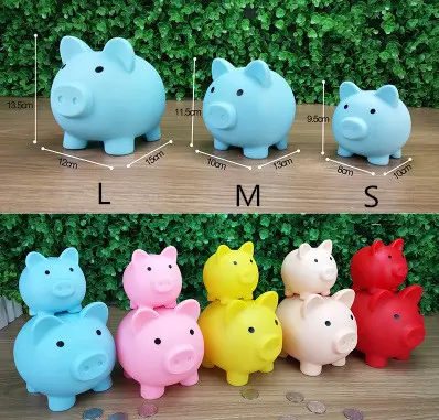 Promozionale A Forma di Maiale Salvadanaio di Plastica Piggy Bank Money Box