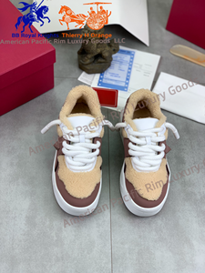 Baskets basses décontractées en cuir lisse de qualité supérieure avec plateforme épaisse et lacets larges pour hommes et femmes, style streetwear quotidien Valen - Product Image 4