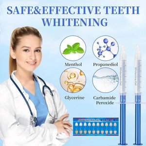 12 pièces de gels blanchissants doux pour usage dentaire, avec cartes de nuancier dentaire et gouttières, pour un effet blanchissant exceptionnel, confortables et pratiques pour un usage quotidien - Product Image 4