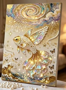 Kit d'art paysager en acrylique XIXI DIY 30x40cm avec cadre, peint à la main pour la décoration intérieure et le soulagement du stress - Product Image 5