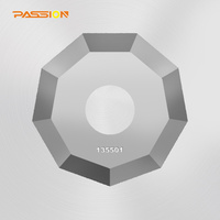 Lames rotatives Elitron 135801 en carbure de tungstène, couteaux numériques tangentiels pour machines CNC, lames de coupe rondes, fabricants