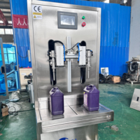 5kg 25kg huile de cuisson huile lubrifiante shampooing Lotion pâte Sauce huile Machine de remplissage peser semi-automatique