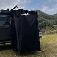 Tente portable pliable pour l'extérieur, résistante aux UV, en Oxford 420D, double couche, imperméable, ouverture rapide pour le camping, la douche de voiture