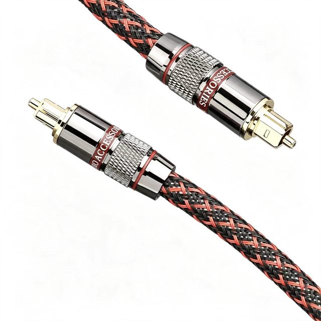 Premium Digital Optical Audio Cable Toslink Male to Toslink Male for Home Theater System