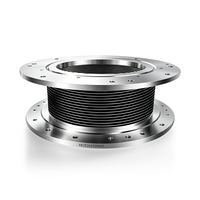 Joint mécanique à soufflet métallique forgé et poli CF35, testé pour la tenue à l'hélium, pour la manipulation de plaquettes semi-conductrices