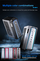Mini PC de jeu refroidi par eau Intel Core i7 14700KF i9 14900KF RTX 4060/4060TI 8G Max 96 Go 2*DDR5 NVME SSD WIFI6E Ordinateur de jeu