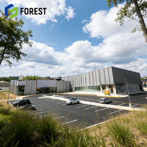 Structure en acier préfabriquée à armature croisée renforcée pour entrepôt industriel, atelier, garage, hangar, étable, capacité de charge élevée - Product Image 1