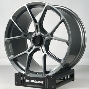 Jantes Bku forgées à blocage central 5x130 pour <span class=keywords><strong>Porsche</strong></span> <span class=keywords><strong>911</strong></span> GT3 Turbo RSR 918 <span class=keywords><strong>Spyder</strong></span> 718 19 20 21 pouces, jantes en alliage monobloc personnalisées - Product Image 4