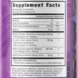 Gomitas de Azafrán con GABA y Hierba de San Juan, Suplemento Profesional de Fábrica Más Vendido, para Apoyo de Belleza y Uso en Adultos - Product Image 3