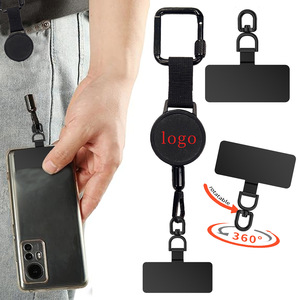 Wholesale lockable webbing telescopic <b>buckle</b>, 3.6cm round groove easy-pull <b>buckle</b>, stainless steel mobile phone <b>clip</b>, - Product Image 1