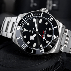 THORN 39 mm hoogwaardig gepersonaliseerd mechanisch horloge Stijlvol lichtgevend duikhorloge Titanium polshorloge - Product Image 4