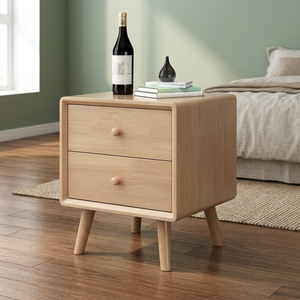 Modern Small Space Multi-Purpose Nightstand with Storage <b>Compact</b> <b>Bedside</b> <b>Table</b> for Bedroom Furniture - Product Image 2