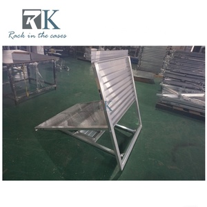 Outdoor Event Crowd Control Barrier Silver Crowd Barrier Safety Barricade Fence Mobile Crowd Barrier for Concert Use - Product Image 4