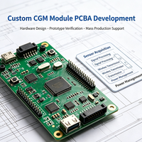 Module de moniteur de glycémie continu (CGM) médical personnalisé, carte de circuit imprimé (PCBA) pour capteur de glucose portable, assemblage SMT