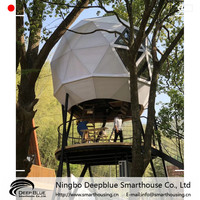 Nouveau dôme de Studio de jardin, maison dôme vert, dôme géométrique, boule d'arbre de maison abordable à vendre