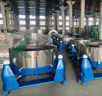 Machine de déshydratation centrifuge à haute vitesse de conversion de fréquence 30 kg 50 kg pour la laine de mouton et le cachemire