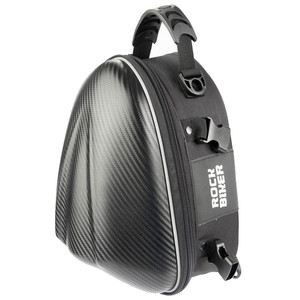 Karbon Fiber motosiklet kuyruk çantası çok fonksiyonlu su geçirmez Oxford çanta yüksek kapasiteli motosiklet arka koltuk çantası - Product Image 1