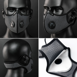 Thể Thao Phòng Tập Thể Dục Tập Thể Dục Tập Luyện Bộ Lọc Carbon Mặt-Mặt Nạ Mặt Shiled - Product Image 5