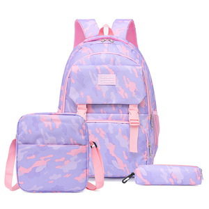 Fashion China Design Good Quality Competitive Price Capacity Multifunctional School Bags Casual <b>Backpack</b> Set For Student - Product Image 2