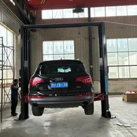 4500kg Kendinden Kilitlemeli Sabit Otomatik İki Kolon Hidrolik Zemin Plakalı Hidrolik Araç Kaldırıcı İki Kolonlu Otomotiv Lifti 2 Kolon Araç Lifti