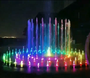 Moderne Outdoor Tuindecoratie Led Licht Roestvrij Staal Water Fontein Vijver Met Aangepaste Grootte Fabriek Ornament Met Verlichting - Product Image 6