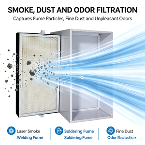 Filtre de remplacement pour extracteur de fumée, purificateur d'air, filtre à charbon FES Fume Clear, élimination des odeurs et des fumées - Product Image 3