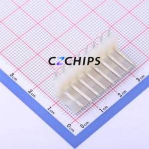 HC-3.96-8A8W Wire-to-Board Pin Header Bent Lead Through Hole,P=3.96mm Connector 1x8P 3.96mm Right Angle Insert CH - Product Image 1